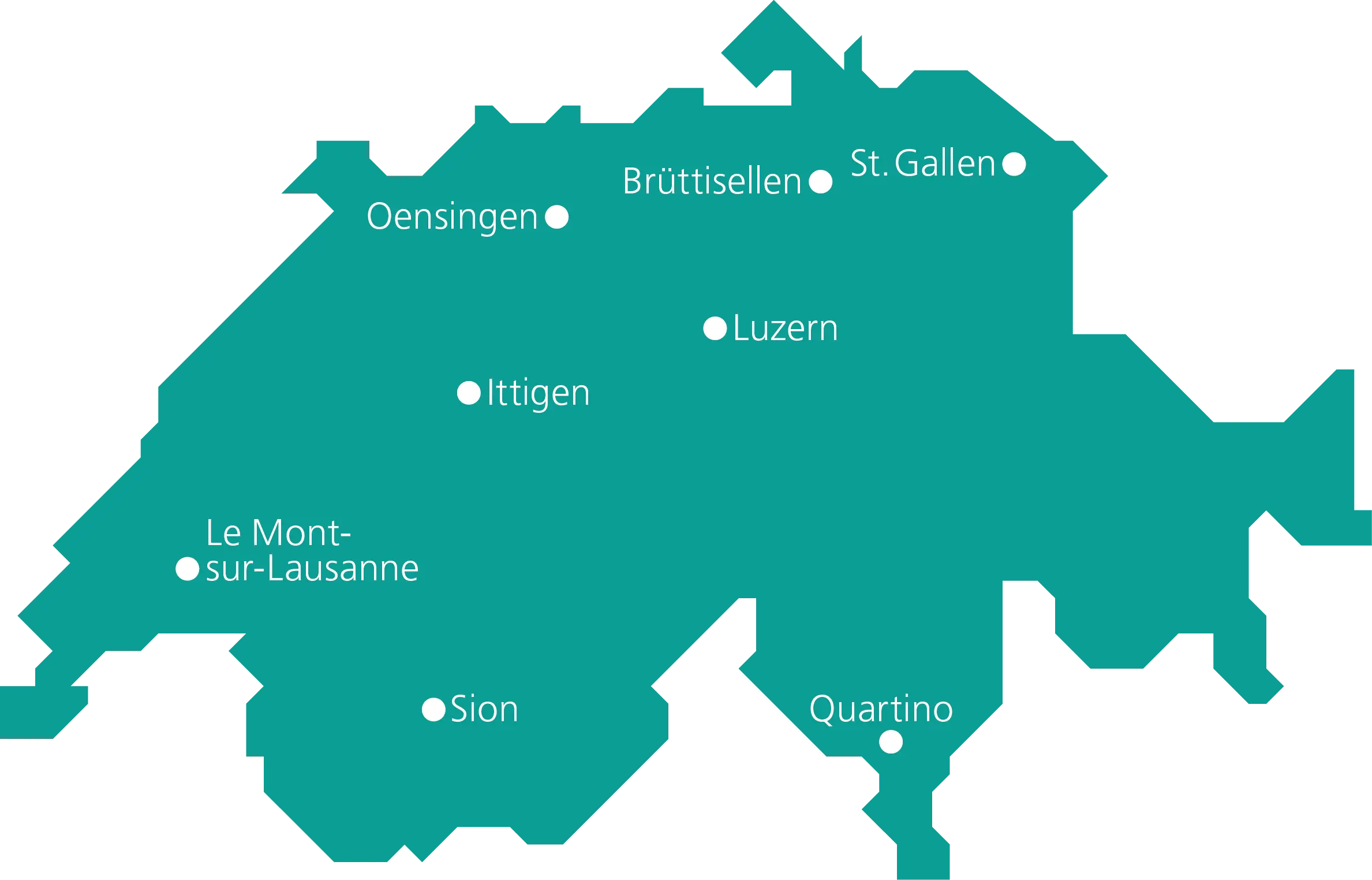 Standorte - Die SAHB – Ihre unabhängige Beraterin und Dienstleisterin für Hilfsmittel in der Schweiz